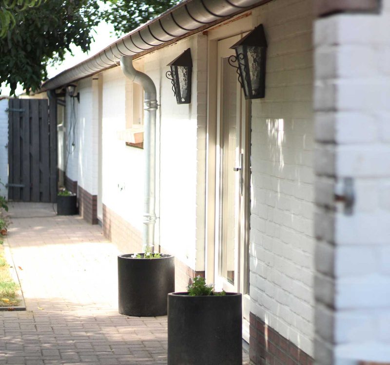 Achteringang Appartement de Tuinkamer bij Hoeve Linnerveld